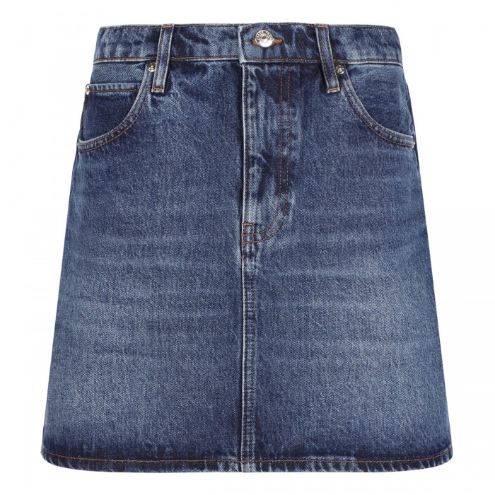 The High denim mini skirt