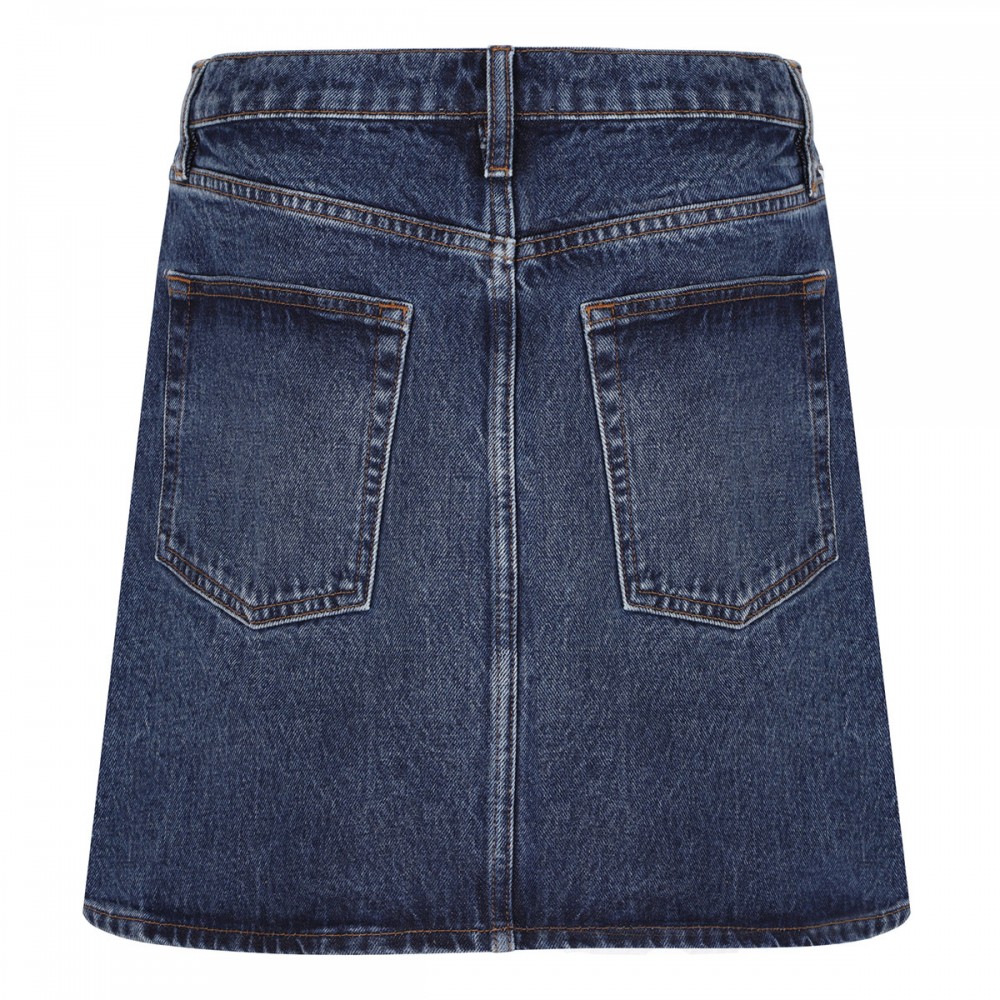 The High denim mini skirt