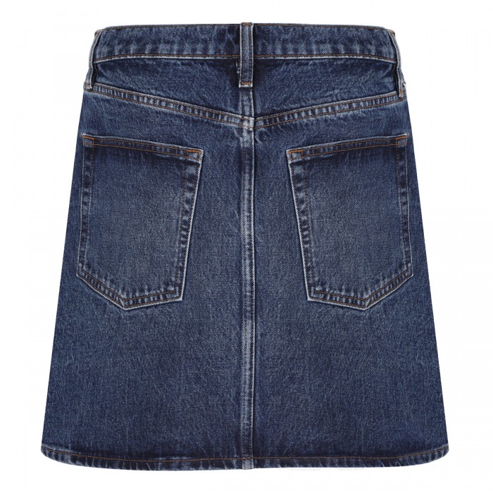 The High denim mini skirt