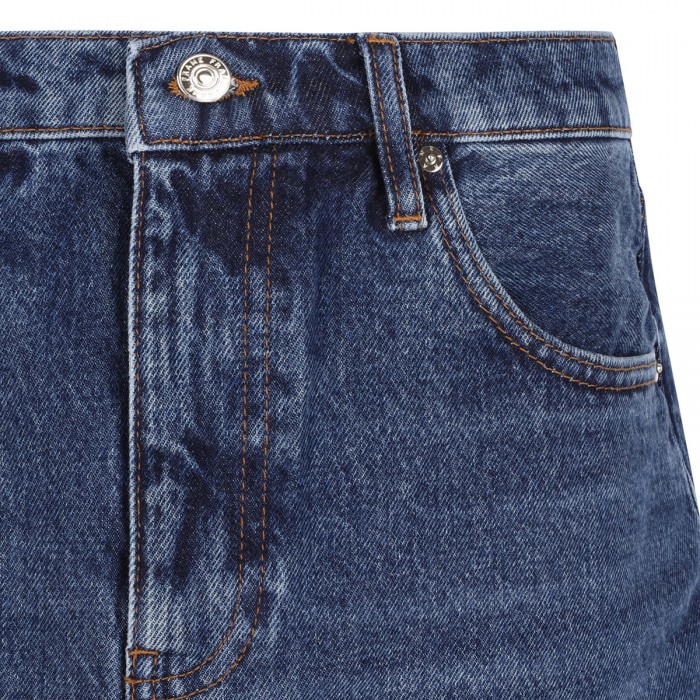 The High denim mini skirt