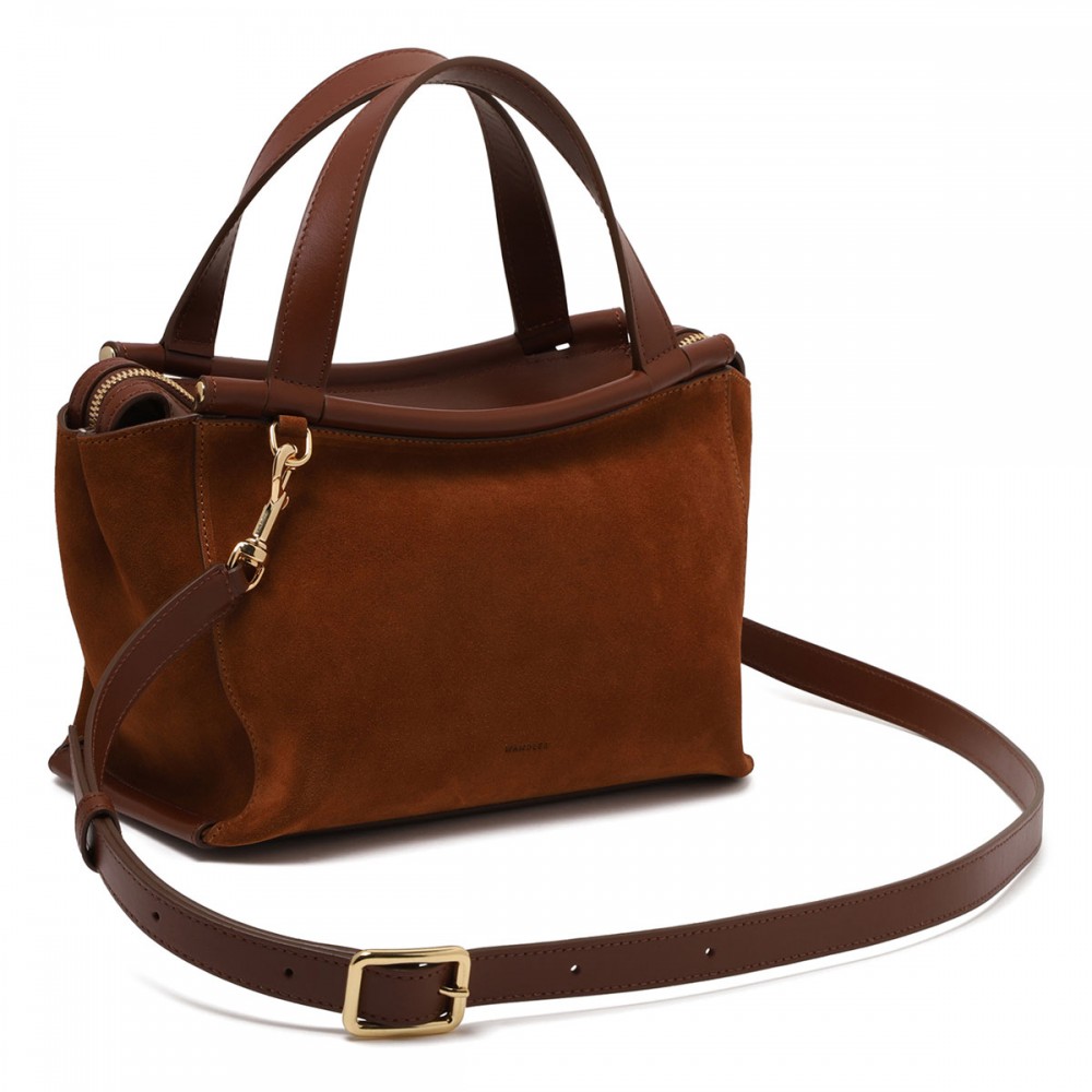 Ida suede leather bag
