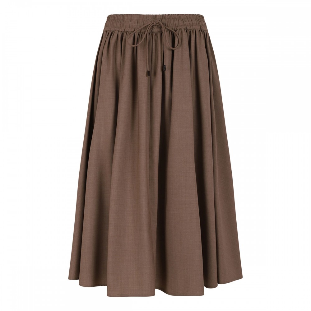 Livrea virgin wool midi skirt