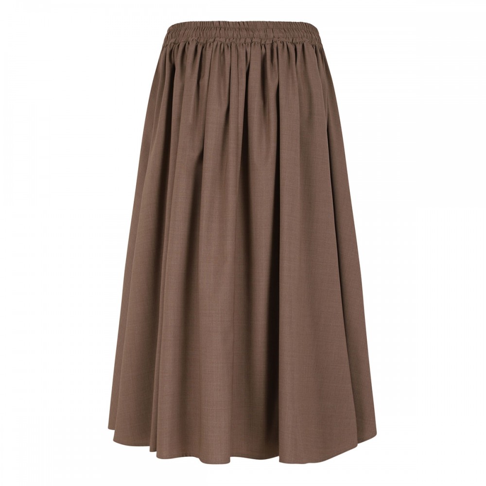 Livrea virgin wool midi skirt