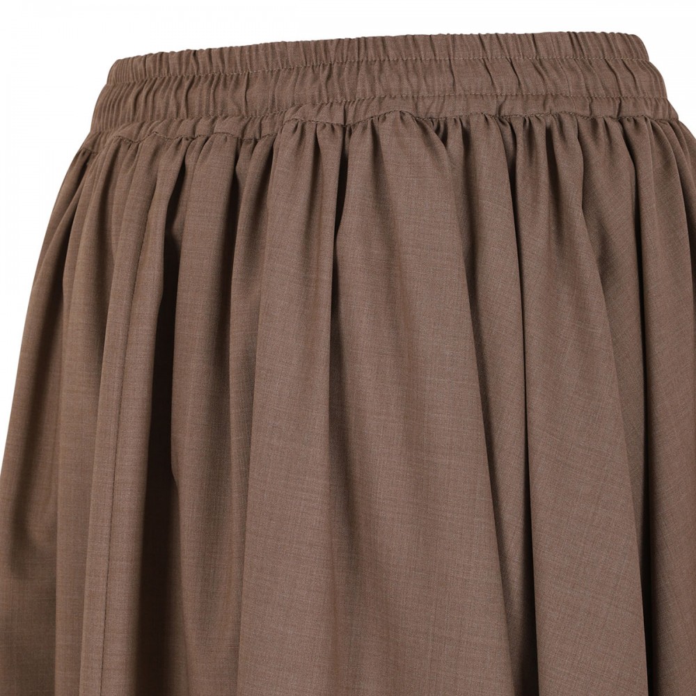 Livrea virgin wool midi skirt