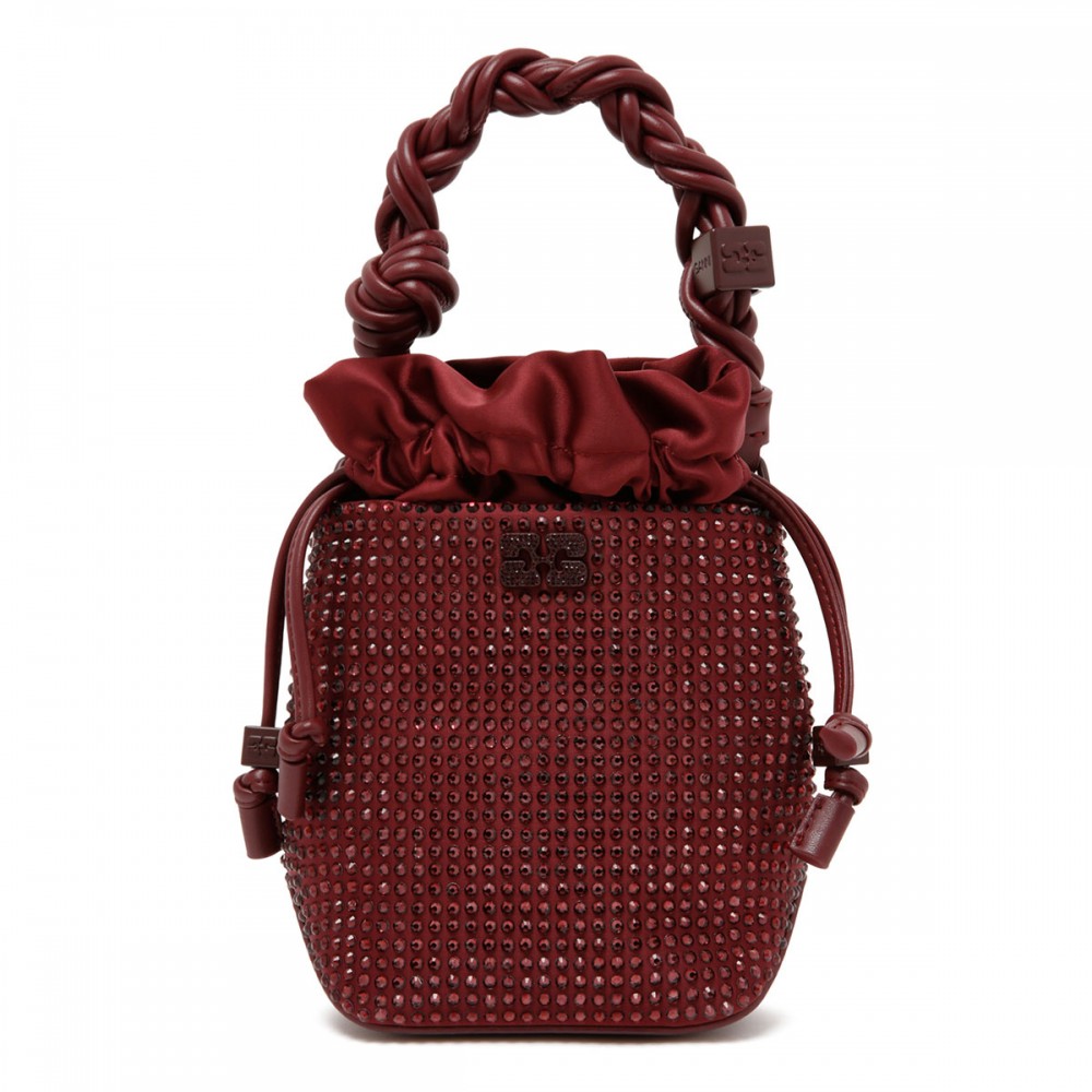 Bou strass mini bucket bag