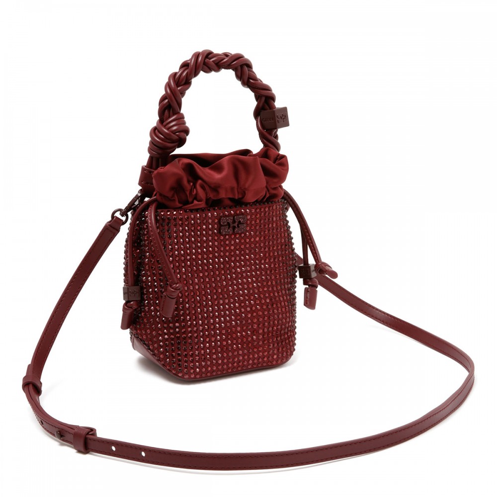 Bou strass mini bucket bag
