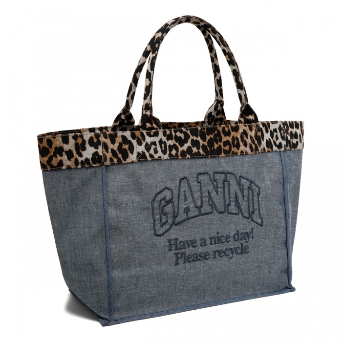 Reversible medium tote bag