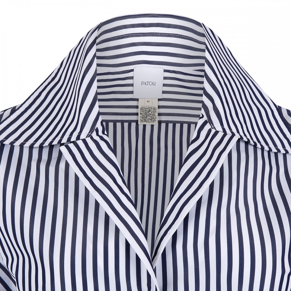Faille knotted shirt
