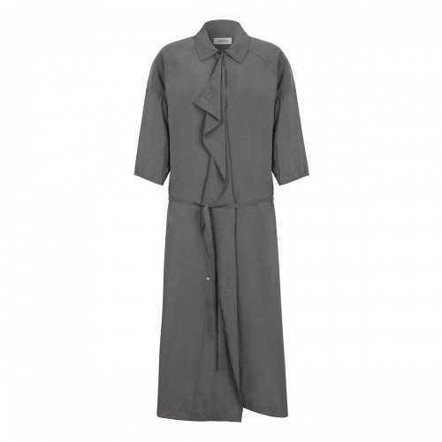 Asymmetrical shirt dress