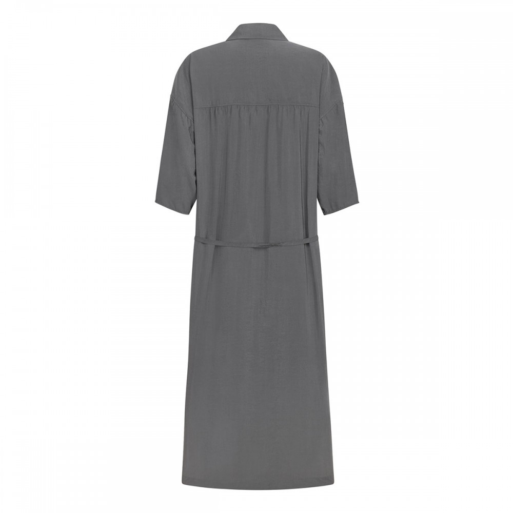 Asymmetrical shirt dress