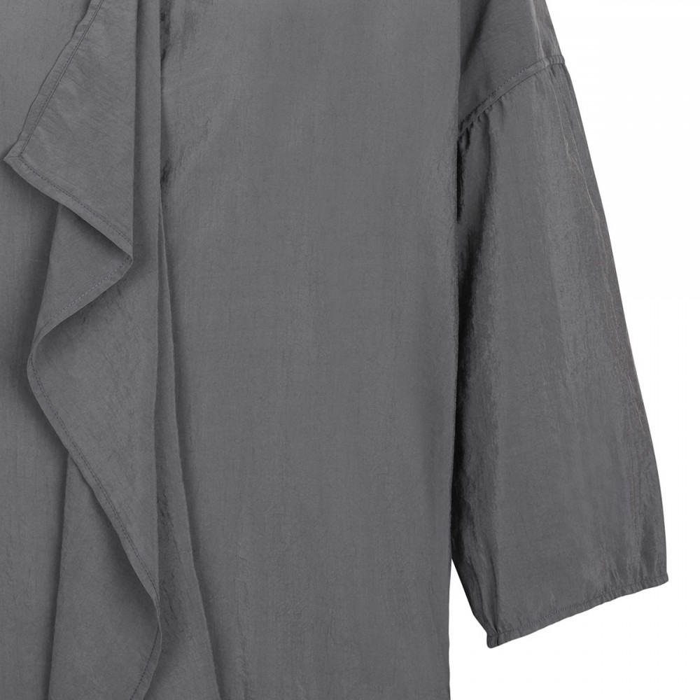 Asymmetrical shirt dress