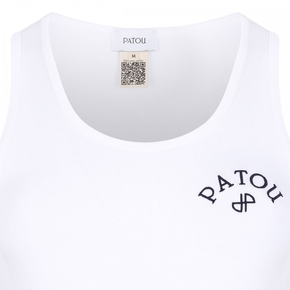 Embroidered tank top