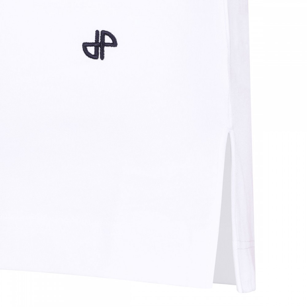 T-shirt with faille sleeves