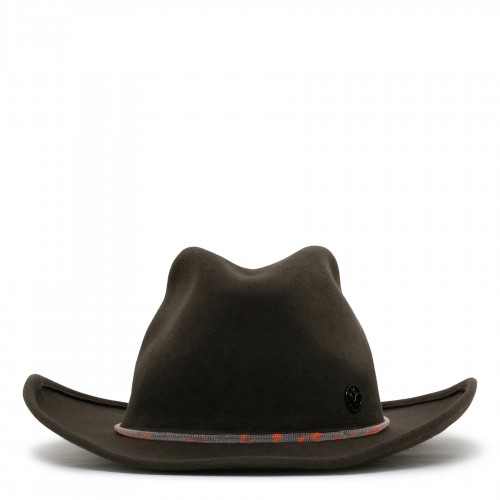 Austin khaki rabbit felt hat