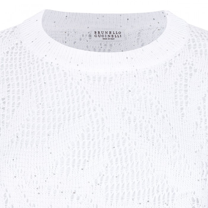 Water lilies knit T-shirt