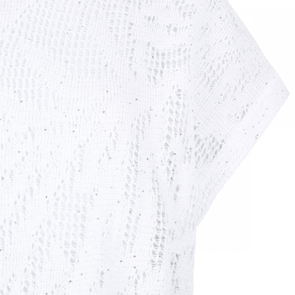 Water lilies knit T-shirt