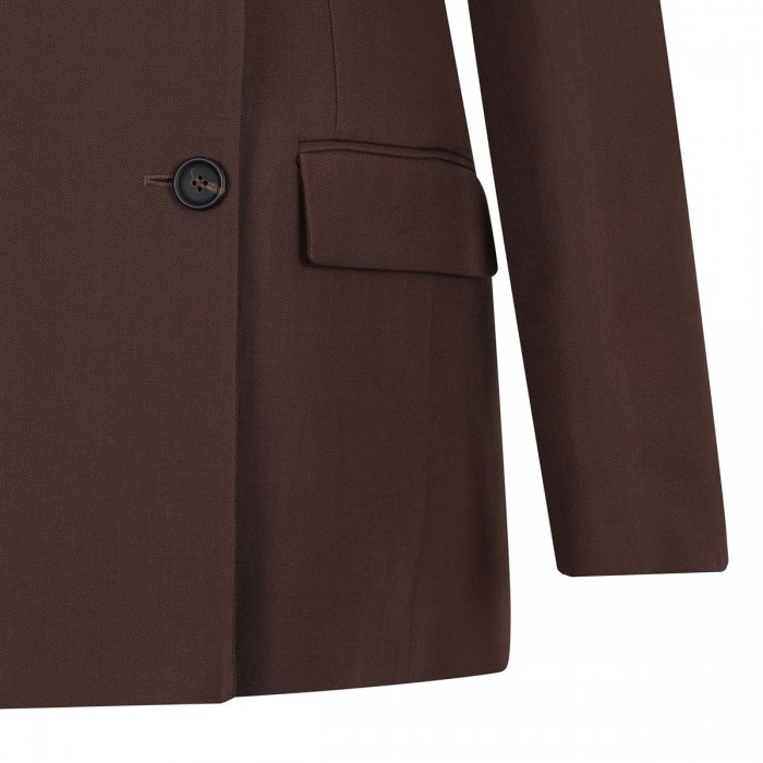 Twill blazer with monili