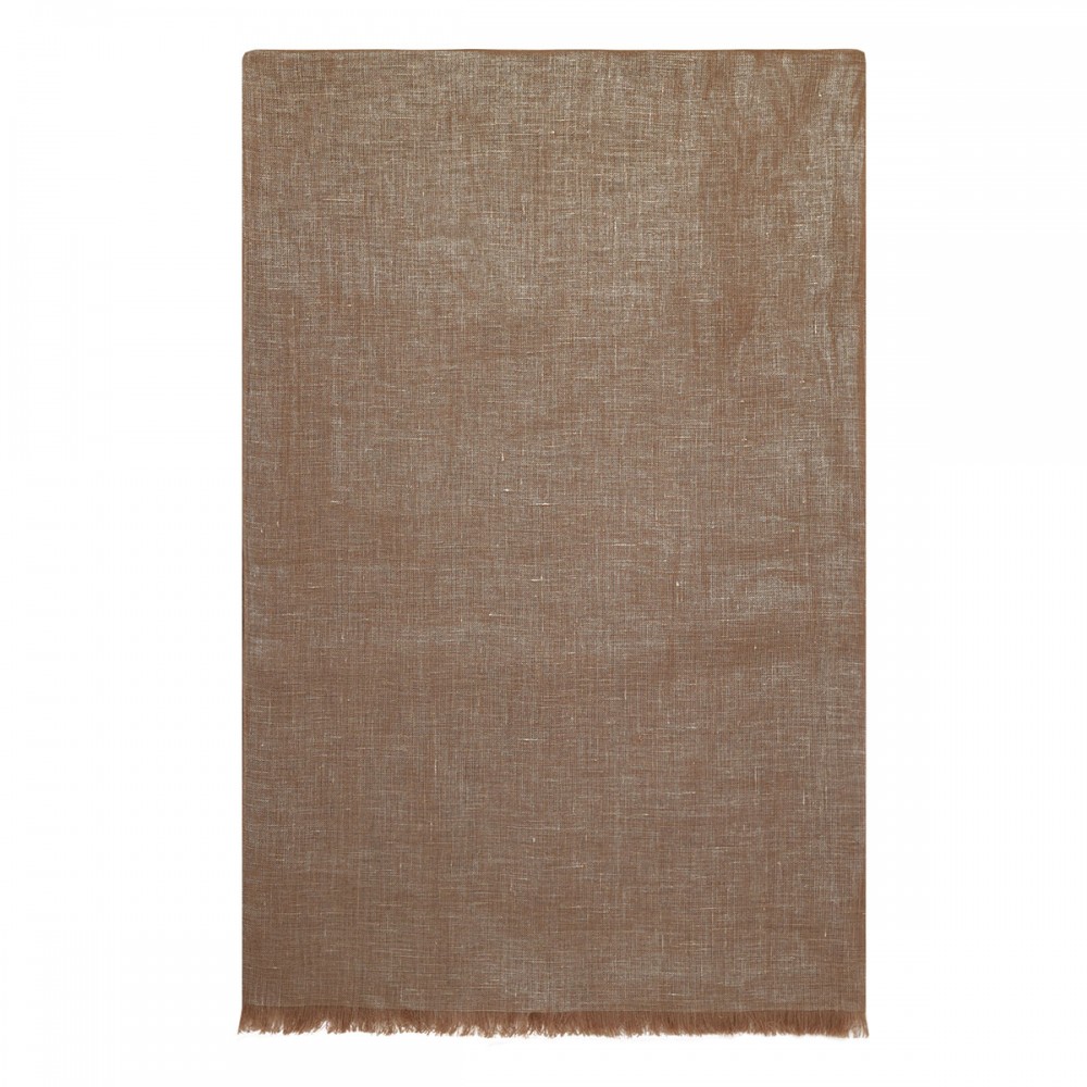 Lurex linen scarf