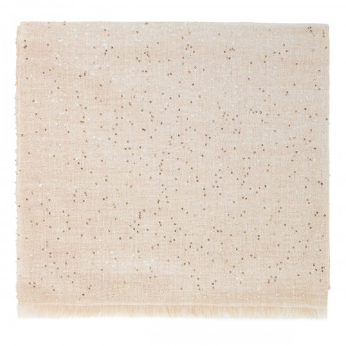 Ecru silk and wool blend...