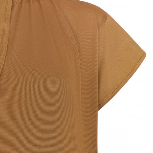 Short sleeve foulard top 2