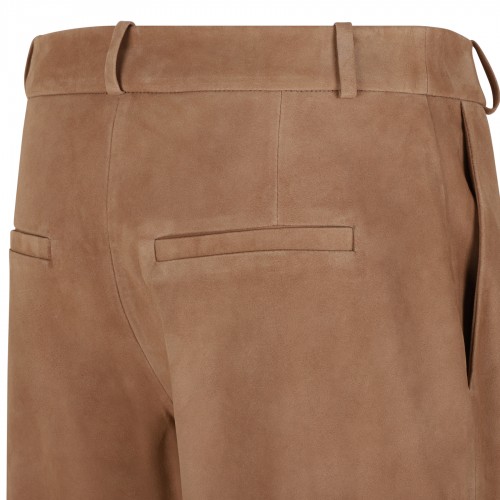 Jina suede bermuda pants 2