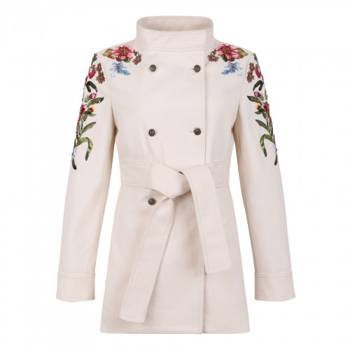 Embroidered denim jacket