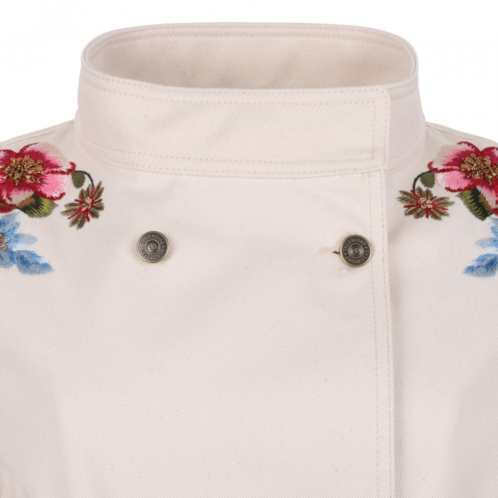 Embroidered denim jacket
