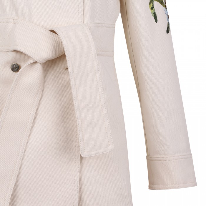 Embroidered denim jacket