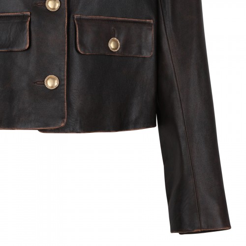 Lorenne vintage leather jacket 2