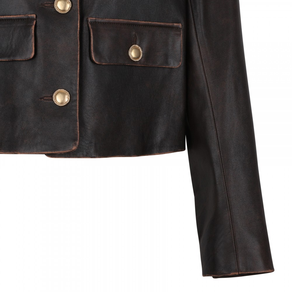 Lorenne vintage leather jacket