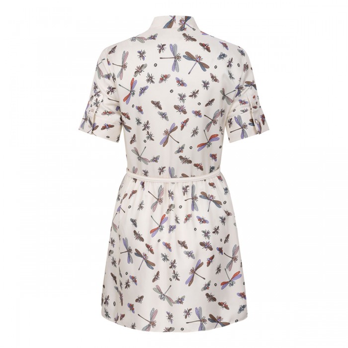 Dragonfly motif dress