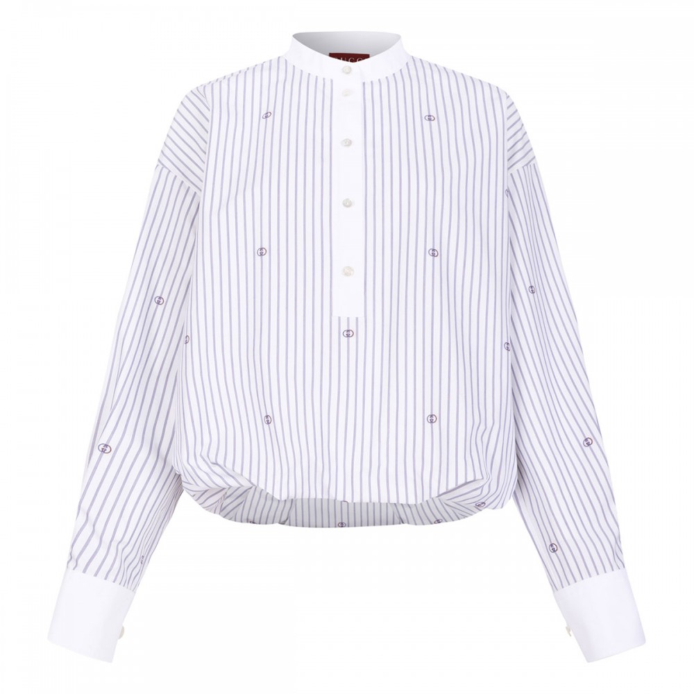 Striped cotton shirt