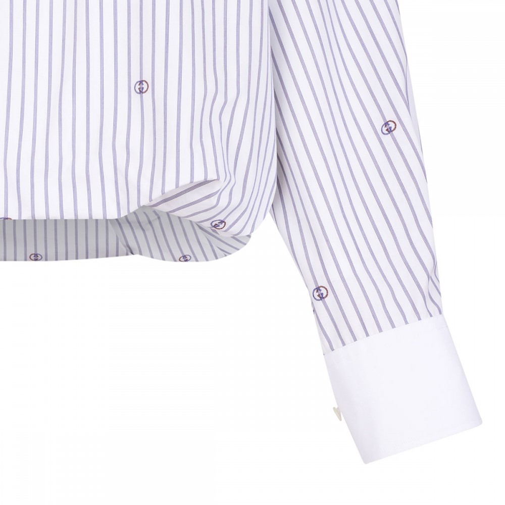 Striped cotton shirt