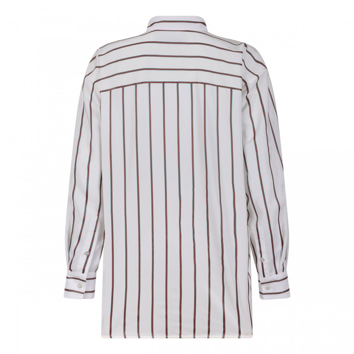 Web silk jacquard shirt