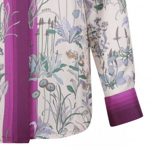 Printed silk twill shirt 2