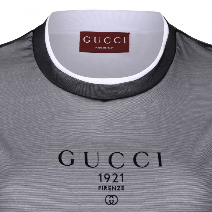 Double layered jersey T-shirt