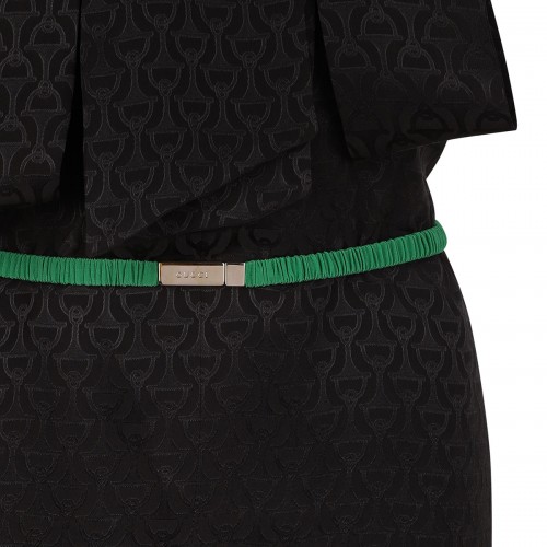 Horsebit silk jacquard top 2