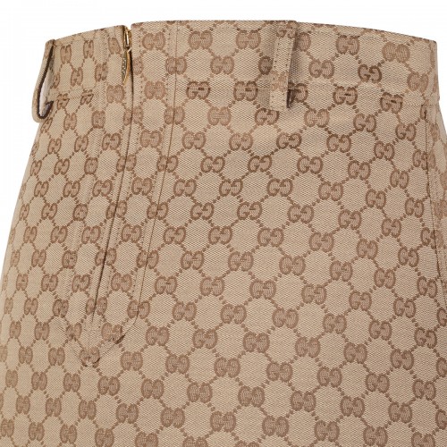 GG cotton canvas skirt 2