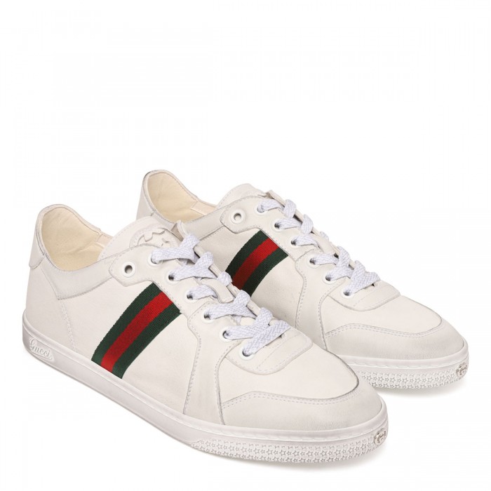 Stretch low-top sneakers