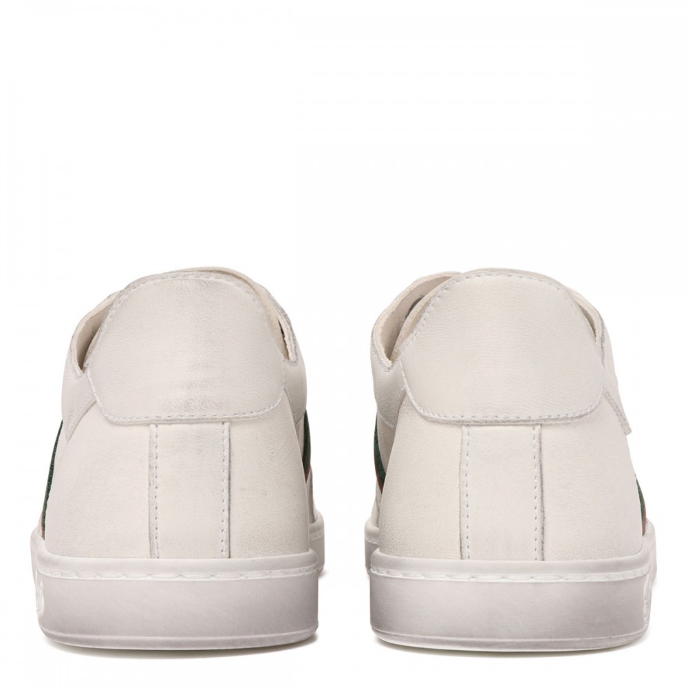 Stretch low-top sneakers