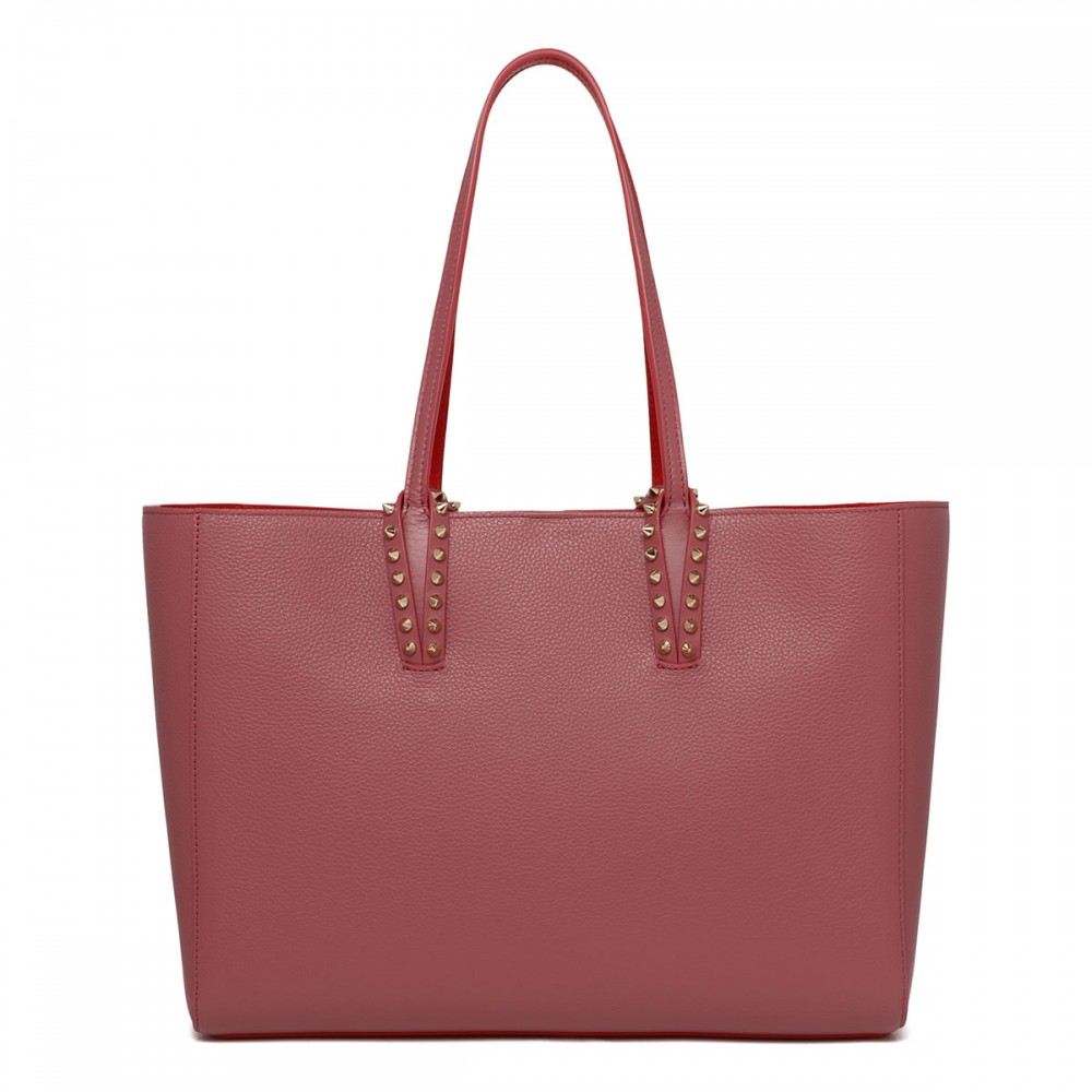 Cabata small leather tote bag
