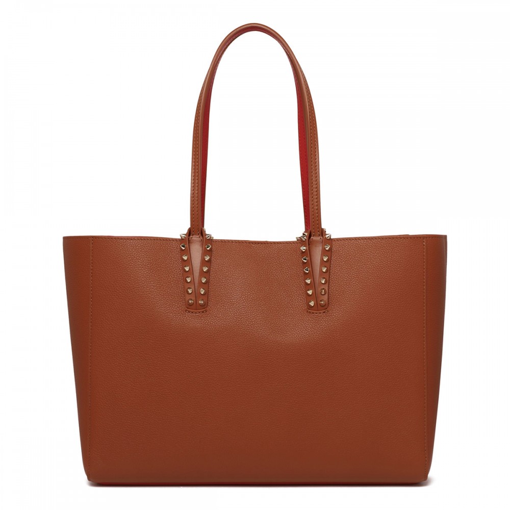 Cabata small leather tote bag