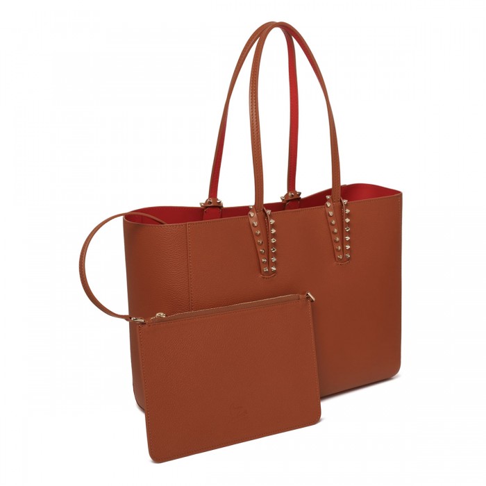 Cabata small leather tote bag