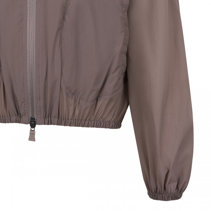 Functional techno taffeta bomber