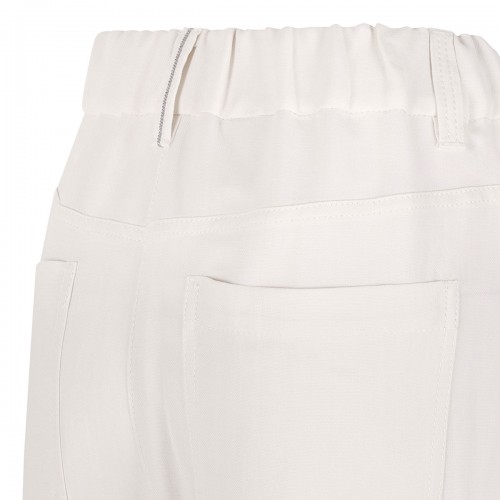 Twill baggy pants with monili 2