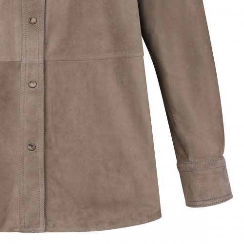 Suede leather shirt 2