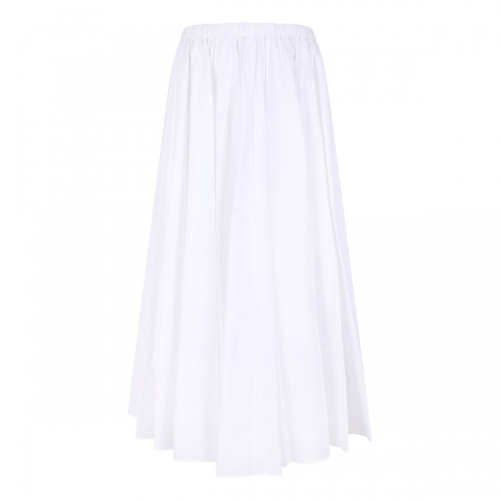 Elasticated waist midi skirt