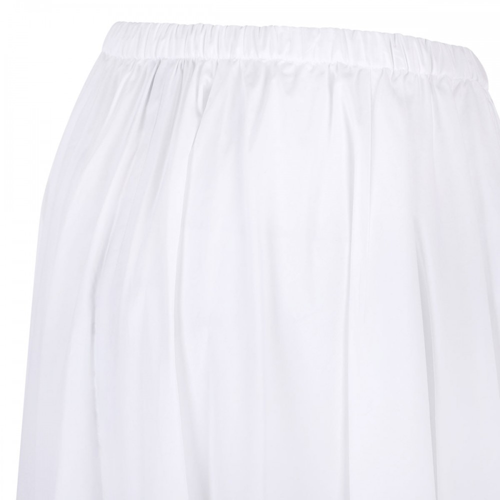 Elasticated waist midi skirt