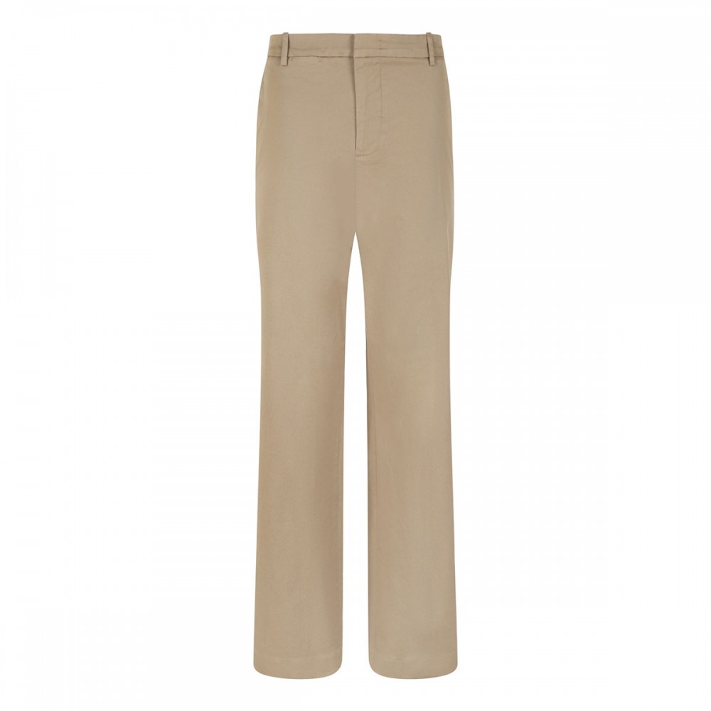 Mid-rise chino pants