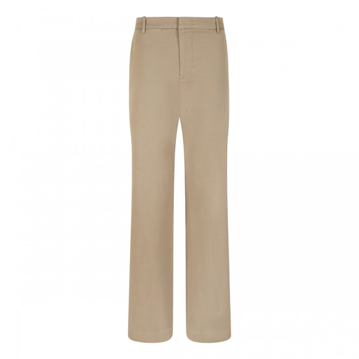 Mid-rise chino pants